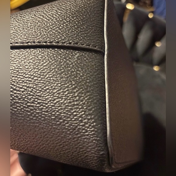 Kate Spade Black Leather Tote And Charm - Picture 4 of 8